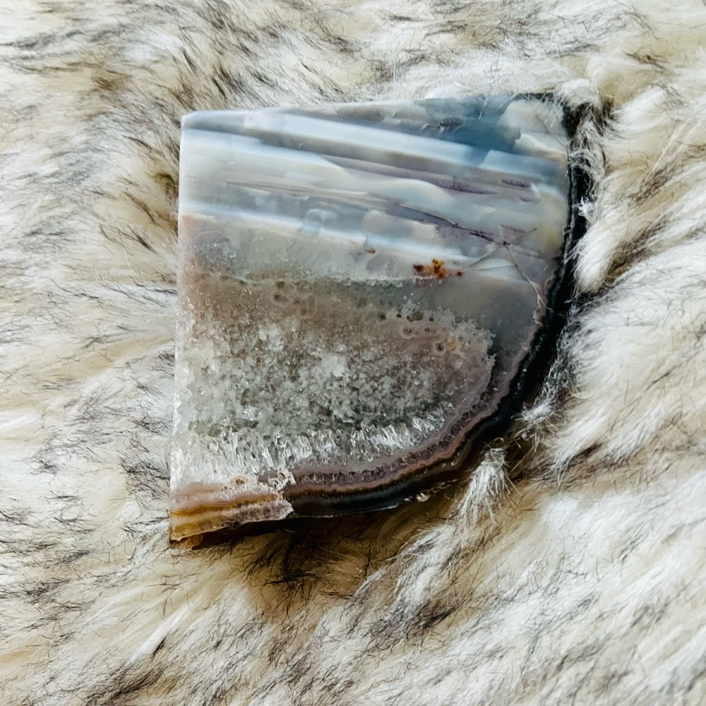 Agate Quartz Crystal Bookend - Picture 5 of 11